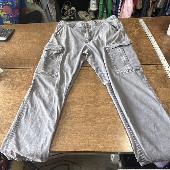 Carhartt Other - Carhartt BN3574-M Rugged Flex Relaxed Fit Canvas Cargo Work Pant Gray 34x32